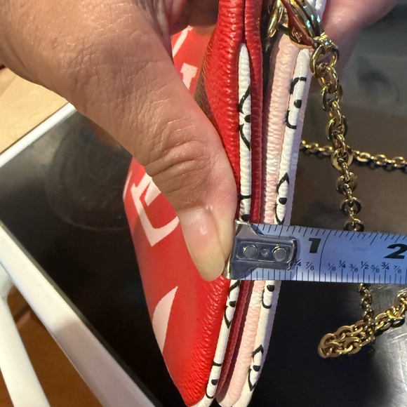 Louis Vuitton Red and White Crossbody Bag - Picture 11 of 13